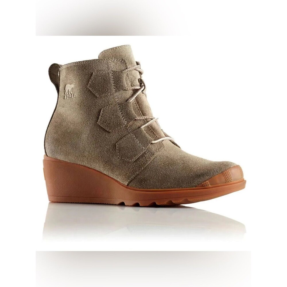 Sorel Women's Toronto Lace Green Lace Up Ankle Bootie Sz 10